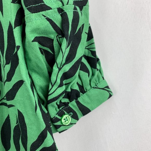 Who What Wear Green Island Palm XS #X040 - Picture 11 of 15